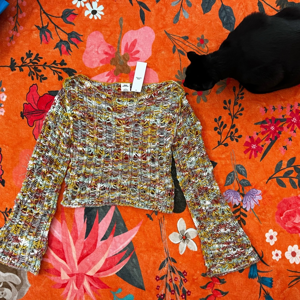 Multicolor Knit Sweater Urban Outfitters London